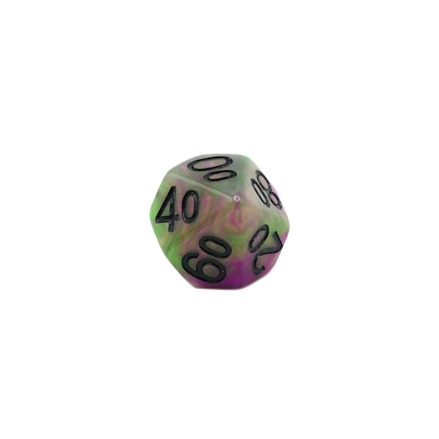 Poison Petals - 7 Piece DnD Dice Set | Acrylic RPG Gaming Dice - 