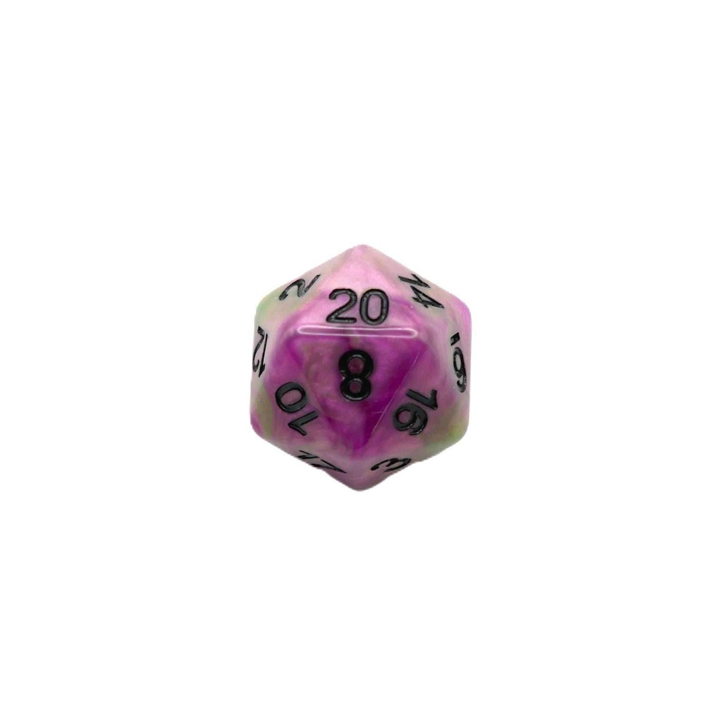 Poison Petals - 7 Piece DnD Dice Set | Acrylic RPG Gaming Dice - 