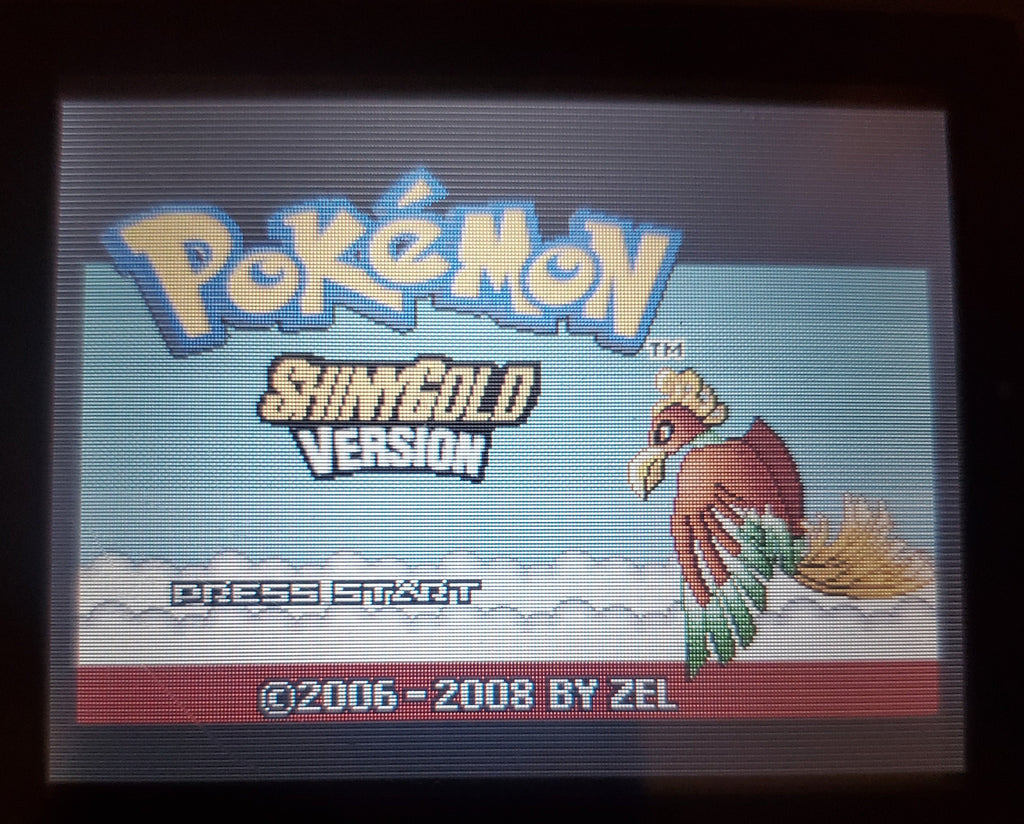 Pokemon ShinyGold GBA ROM Hack Video Game Custom Gameboy Advance