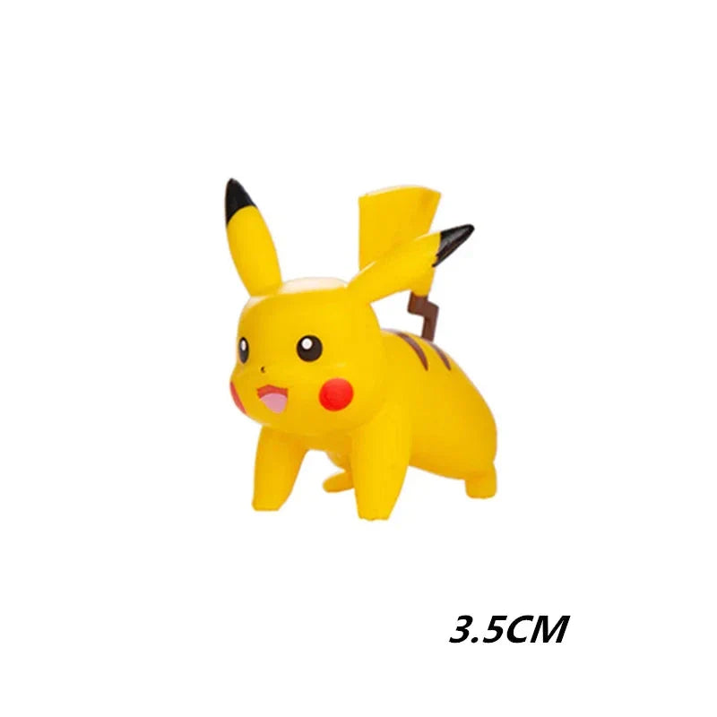 Pokemon Anime Figures Pikachu Mewtwo Charmander Blastoise Gurado Pet Action Model Toy Gifts 4-13 CM