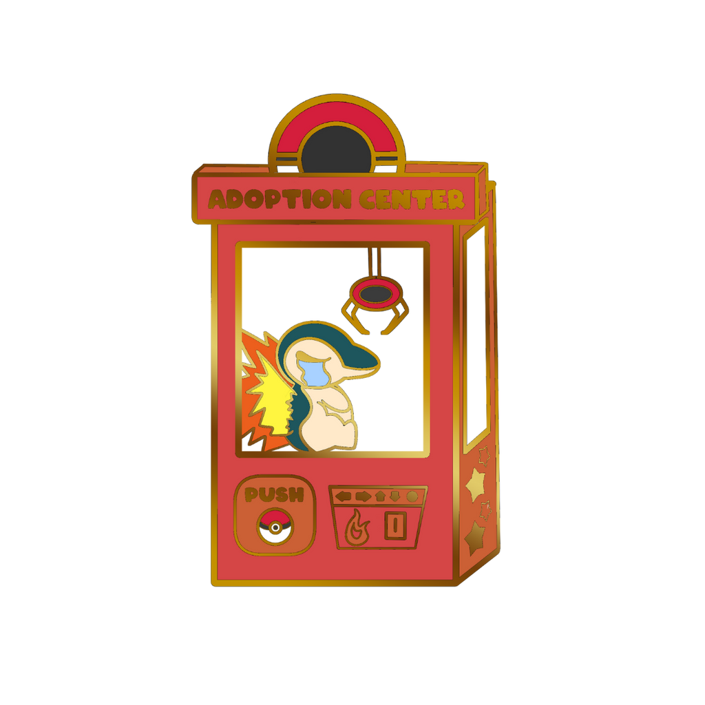 Pokemon: Cyndaquill Adoption Center Enamel Pin