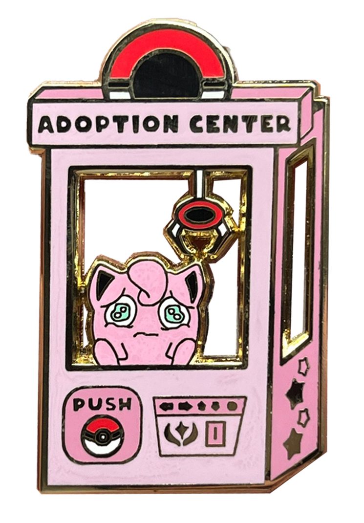 Pokemon: Jigglypuff Adoption Center Enamel Pin