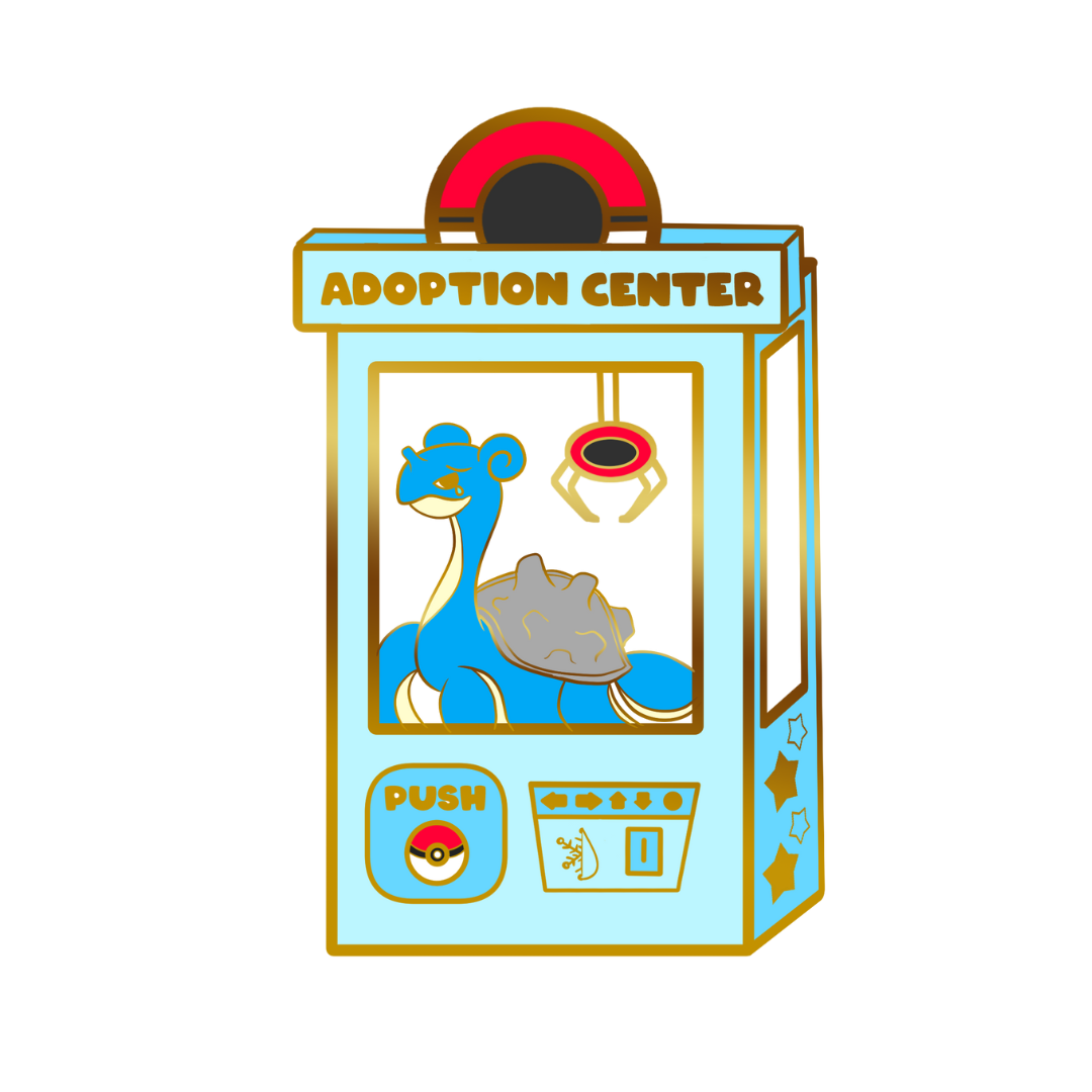 Pokemon: Lapras Adoption Center Enamel Pin