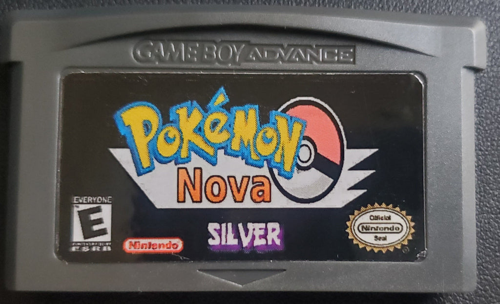 Pokemon Nova Silver GBA Pokemon ROM Hack Video Game Boy Advance