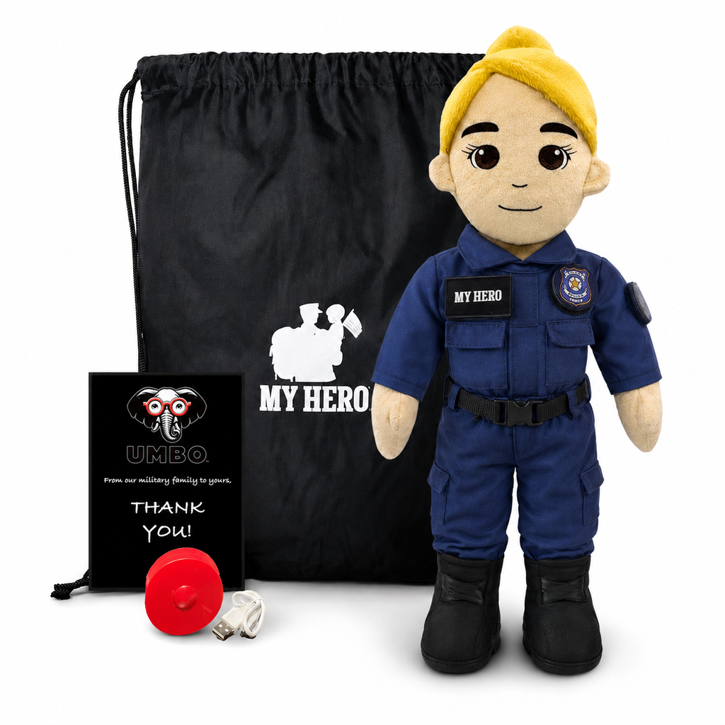 My Hero™ Police Officer Doll | Custom Recordable Plush