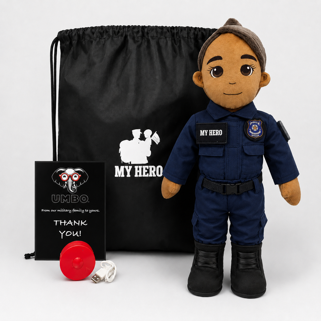 My Hero™ Police Officer Doll | Custom Recordable Plush