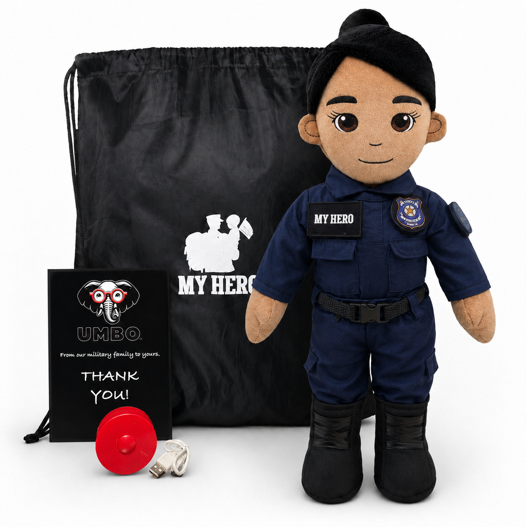 My Hero™ Police Officer Doll | Custom Recordable Plush