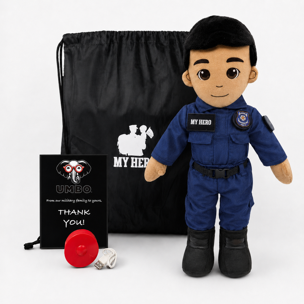 My Hero™ Police Officer Doll | Custom Recordable Plush