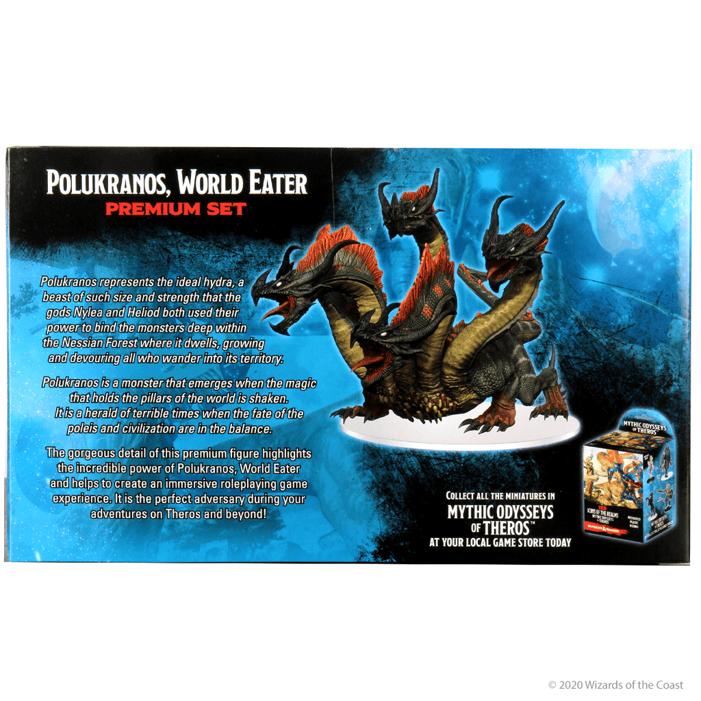 D&D: Icons of the Realms - Mythic Odysseys of Theros - Polukranos, World Eater Premium Figure - 