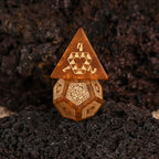 Polynesian Lava Glass Dice Set
