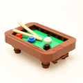 B3 Customs Pool Table Building Kit made from LEGO parts - 