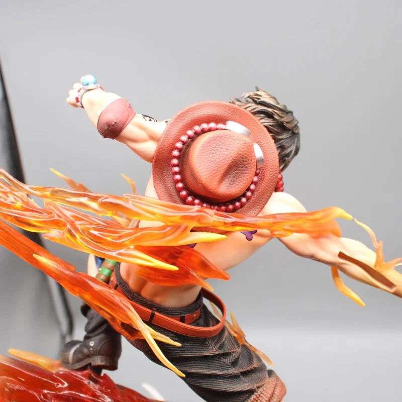 Portgas D. Ace One Piece Figurine, Anime Action Figures PVC Large Statue Collection 48cm