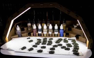 LED Light Add-On For Painting Stations - Fully Assembled with Power Supply - 