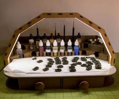 LED Light Add-On For Painting Stations - Fully Assembled with Power Supply - 