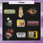 Premium Mystery Dice 6 Pack – Dice, Pins, and Stickers! No Duplicates!
