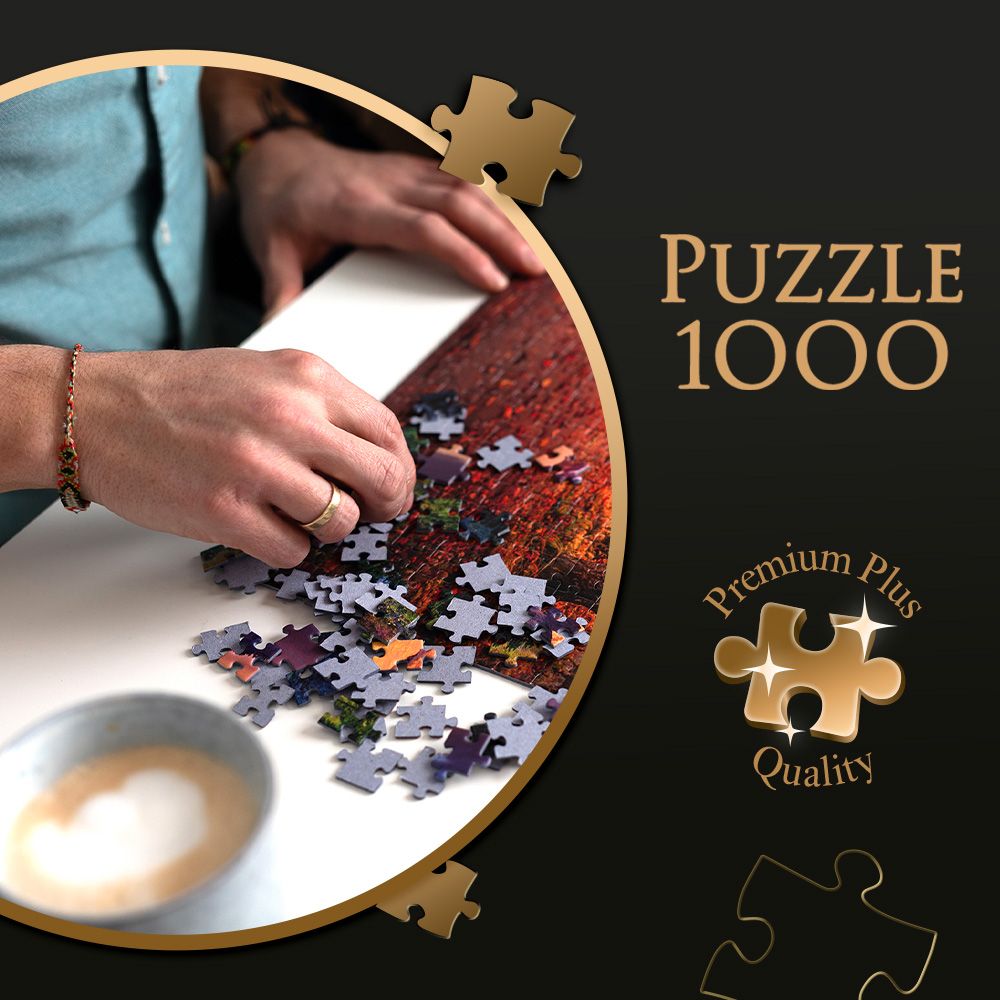 Trefl Premium Plus Tea Time: Flight Into Space 1000 Piece Puzzle