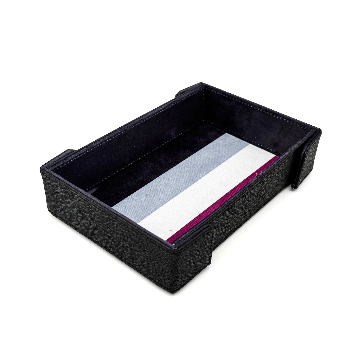 Pride Dice Tray of Folding™ Magnetic - Asexual