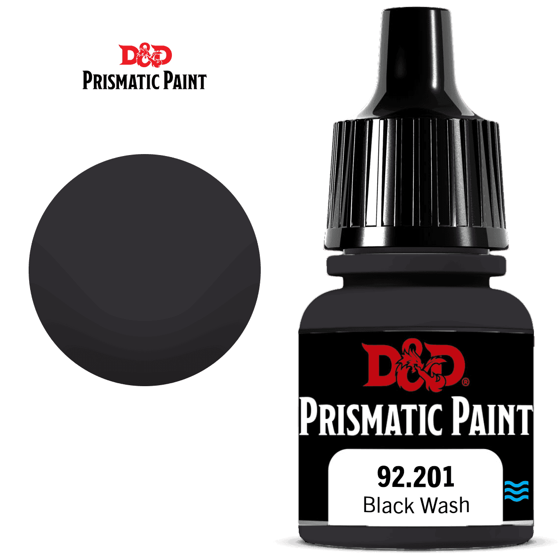 D&D Prismatic Paint: Black Wash - 