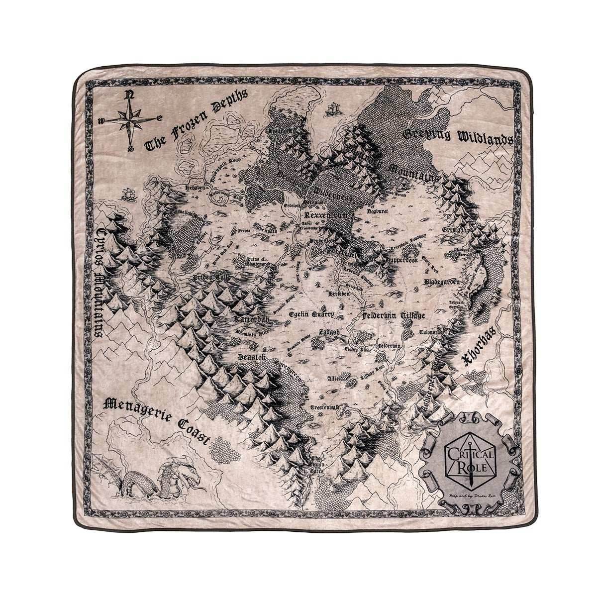 Critical Role: Dwendalian Empire Minky Blanket - 