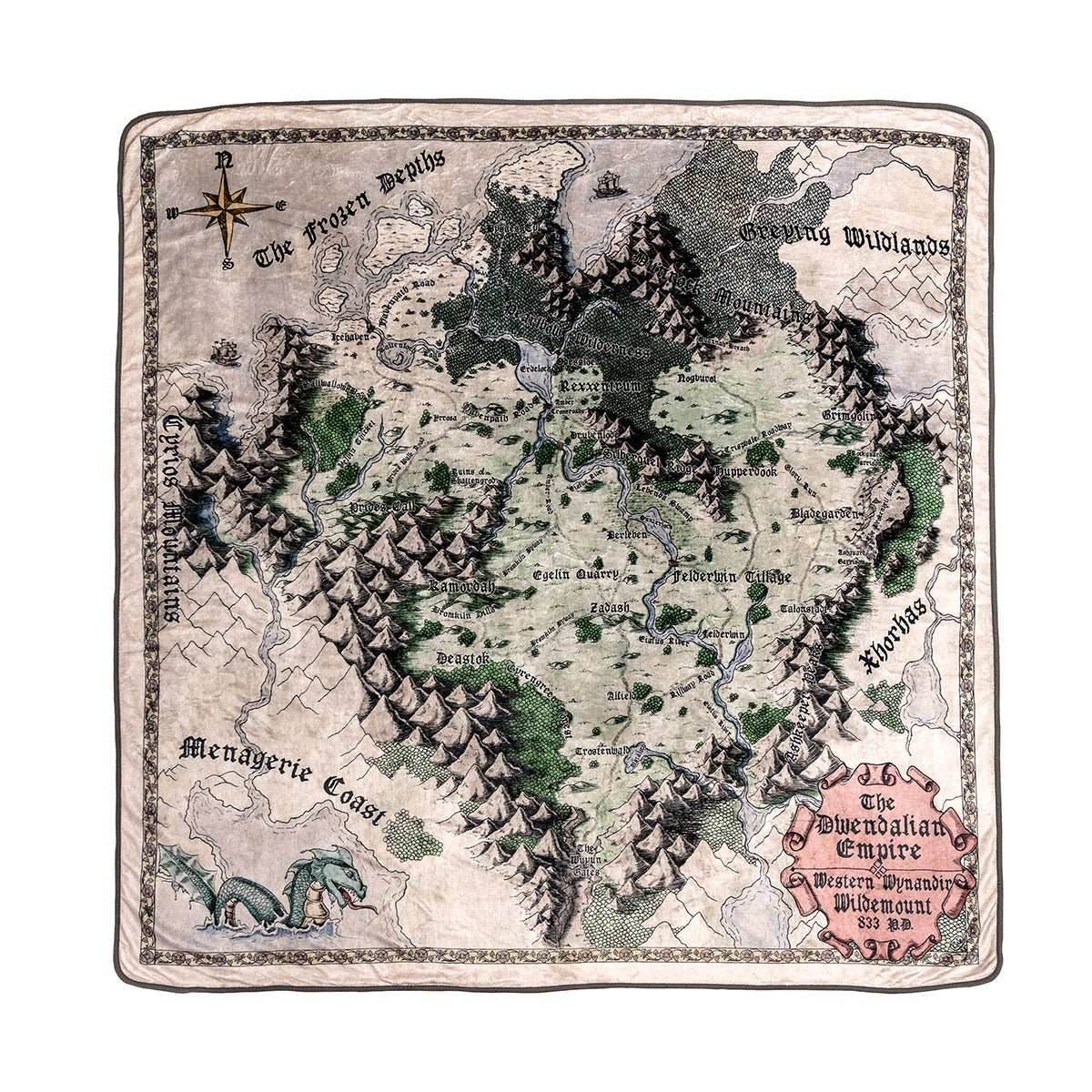 Critical Role: Dwendalian Empire Minky Blanket - 