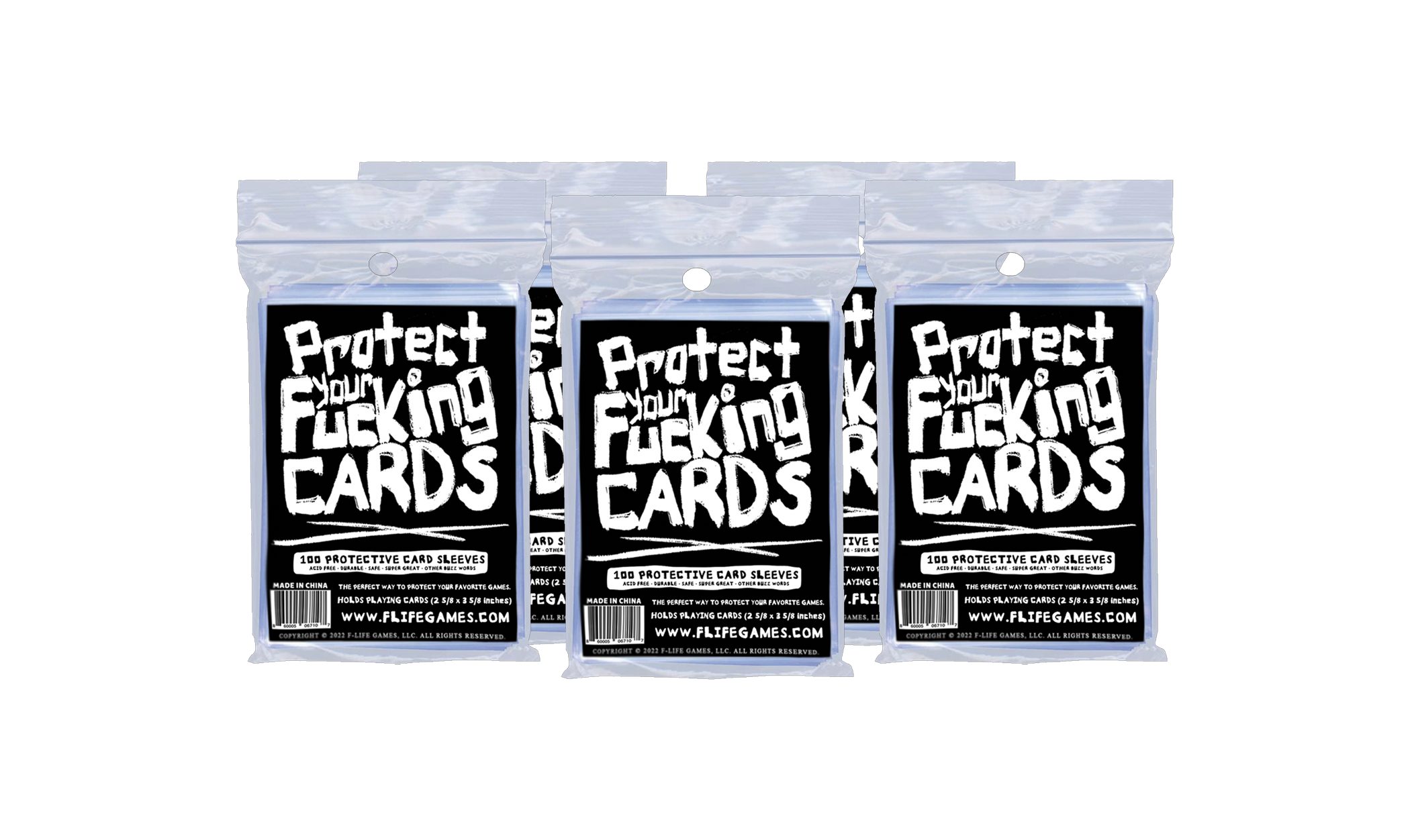 Protect Your Fucking Cards - 100 Card Sleeves