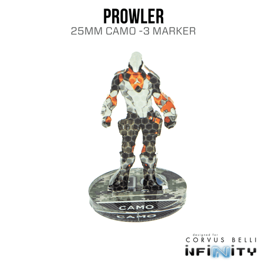 Infinity 3D Markers: Prowler (25mm Camo -3) - Camo -3 / A