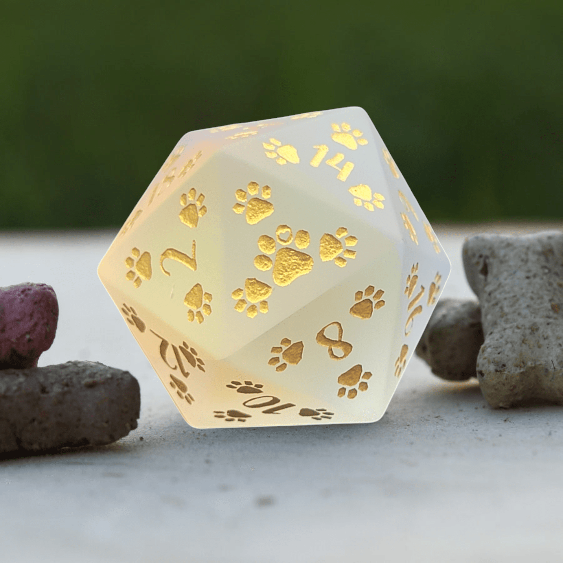 Puppy Paws Frosted Prism 30mm D20 - 
