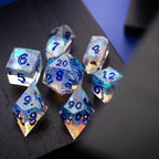 Purple Energy Handmade Resin DND Dice Set - Only 1 D20