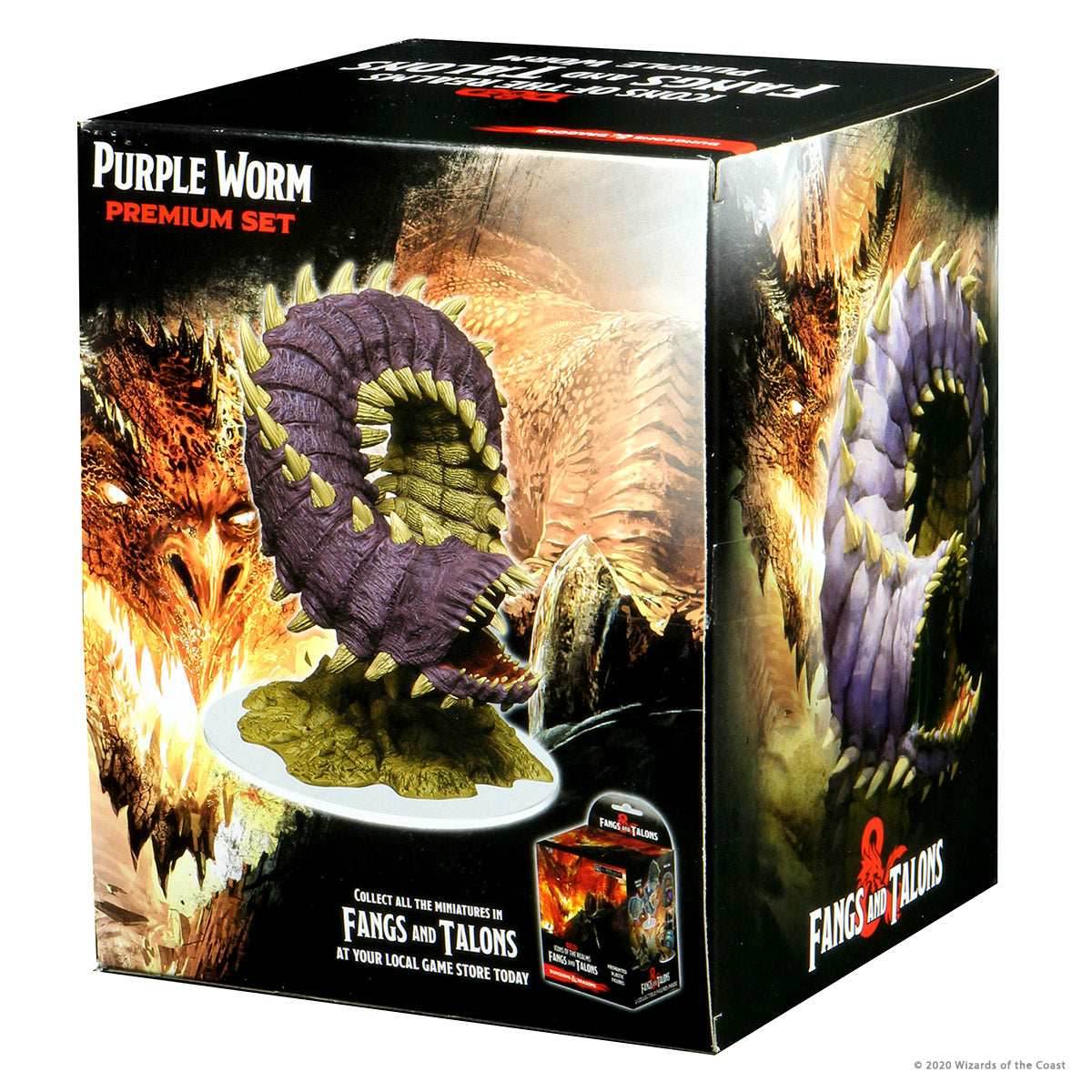 D&D: Icons of the Realms - Fangs and Talons - Purple Worm Premium Set - 