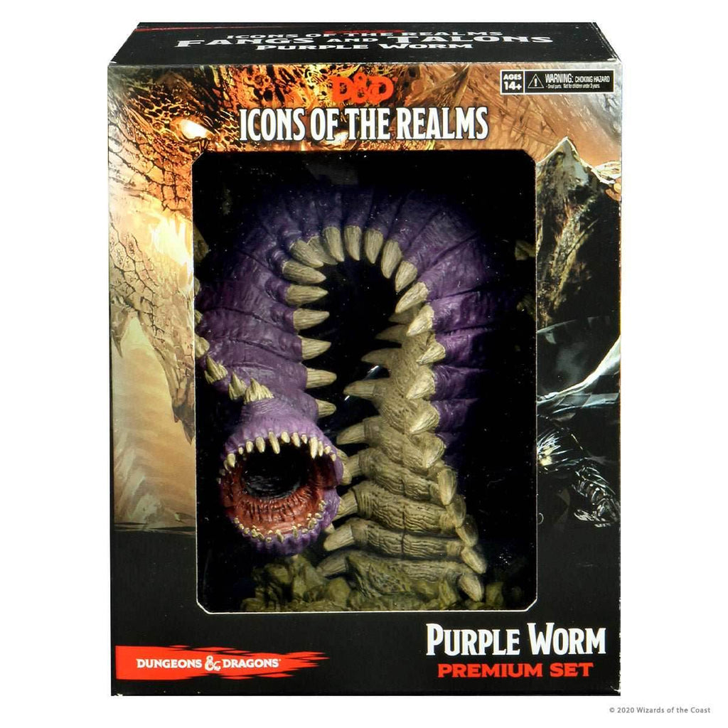 D&D: Icons of the Realms - Fangs and Talons - Purple Worm Premium Set - 