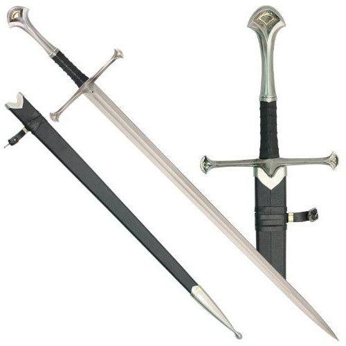 Anduril Elven Medieval Sword with Scabbard-0