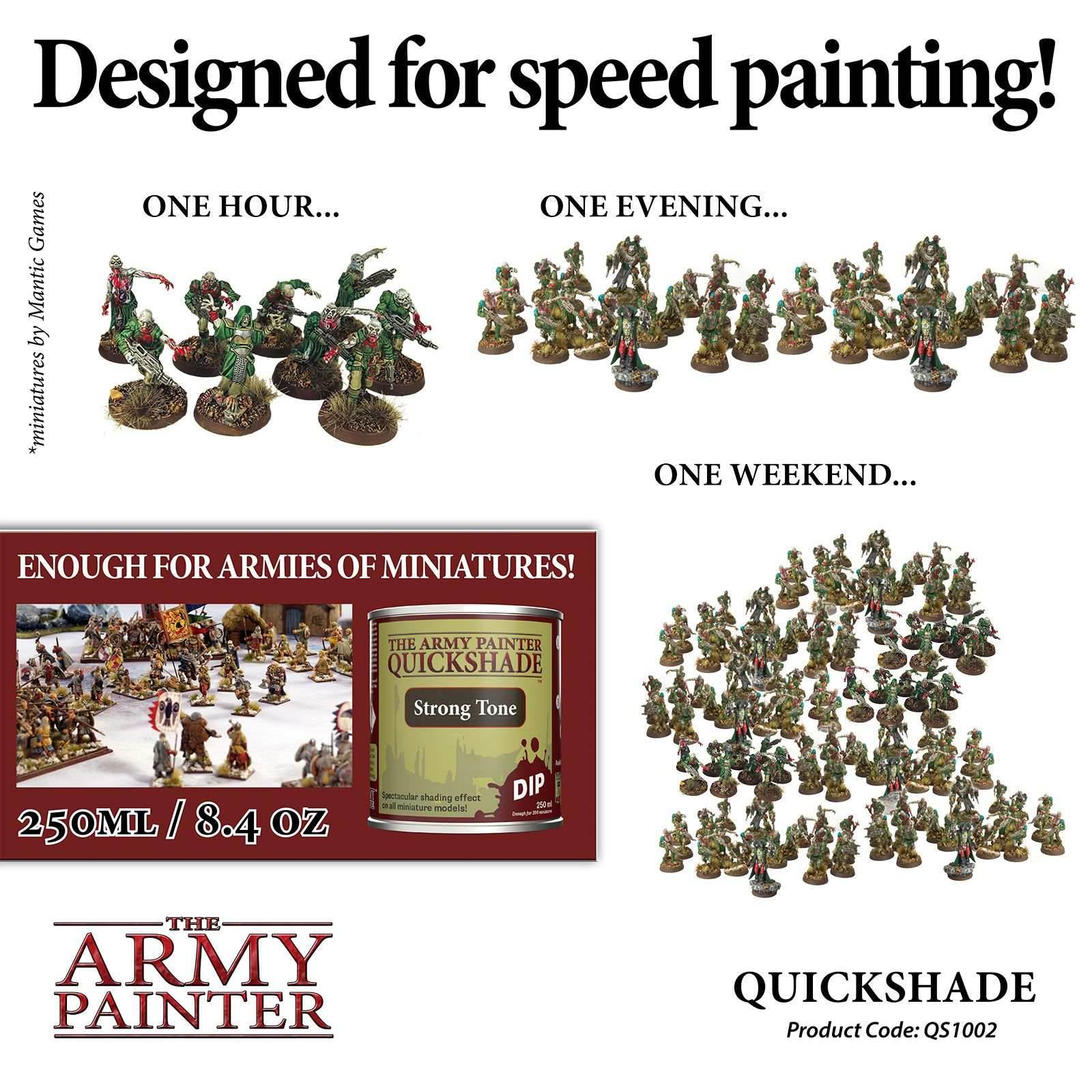 Army Painter Quickshade Dip: Strong Tone - 
