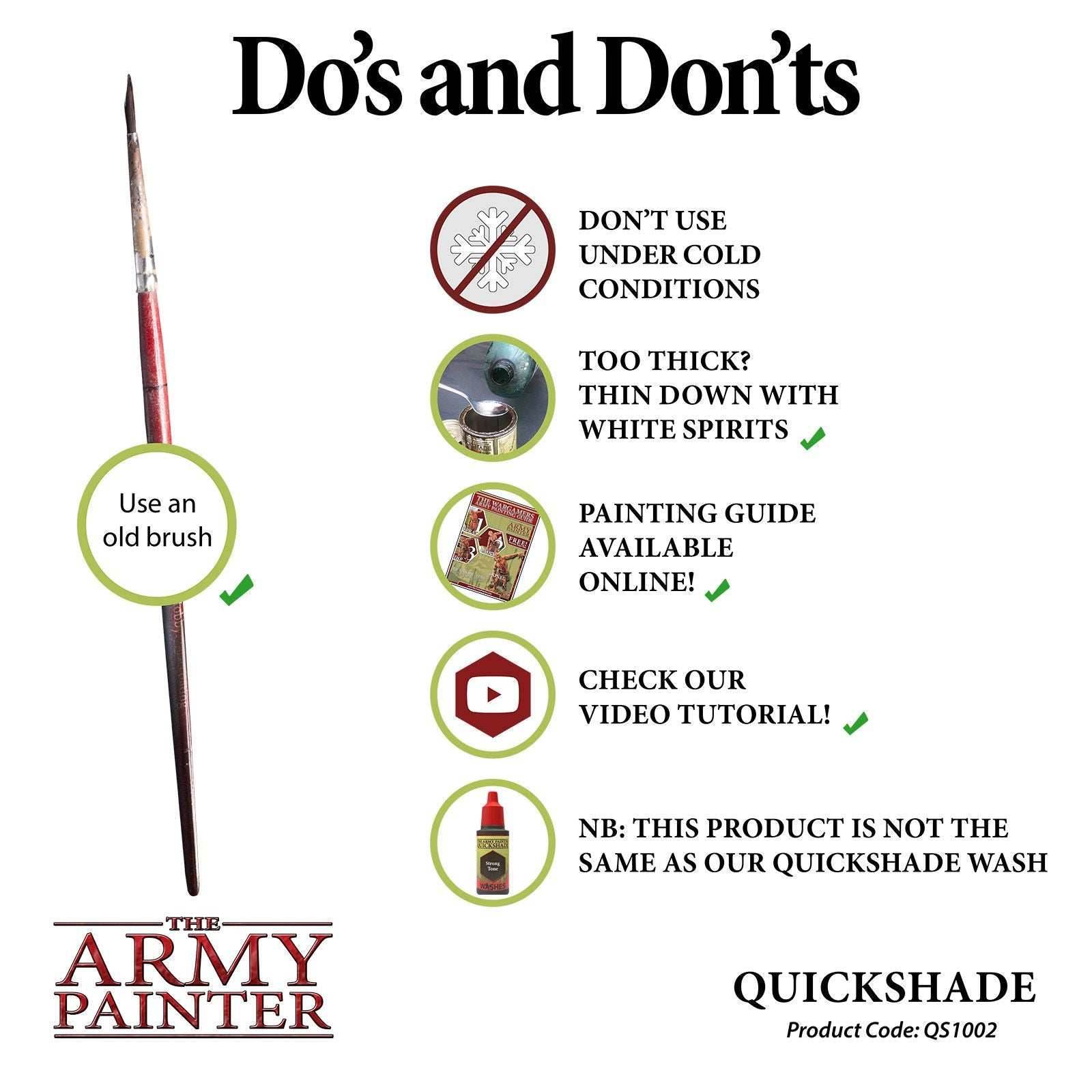 Army Painter Quickshade Dip: Strong Tone - 