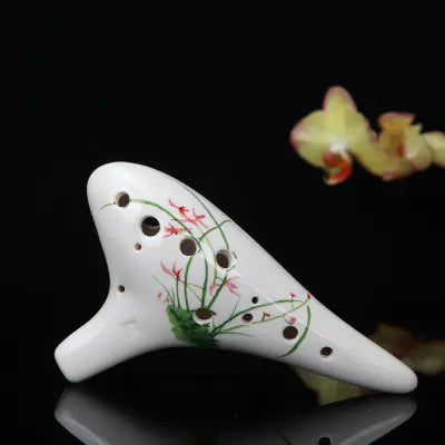 Hand-Painted C Key Ocarina - 12 Holes Professional