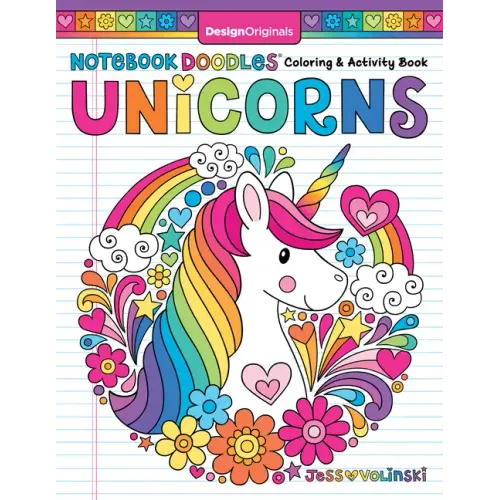 Notebook Doodles Unicorns: Coloring and Activity Book