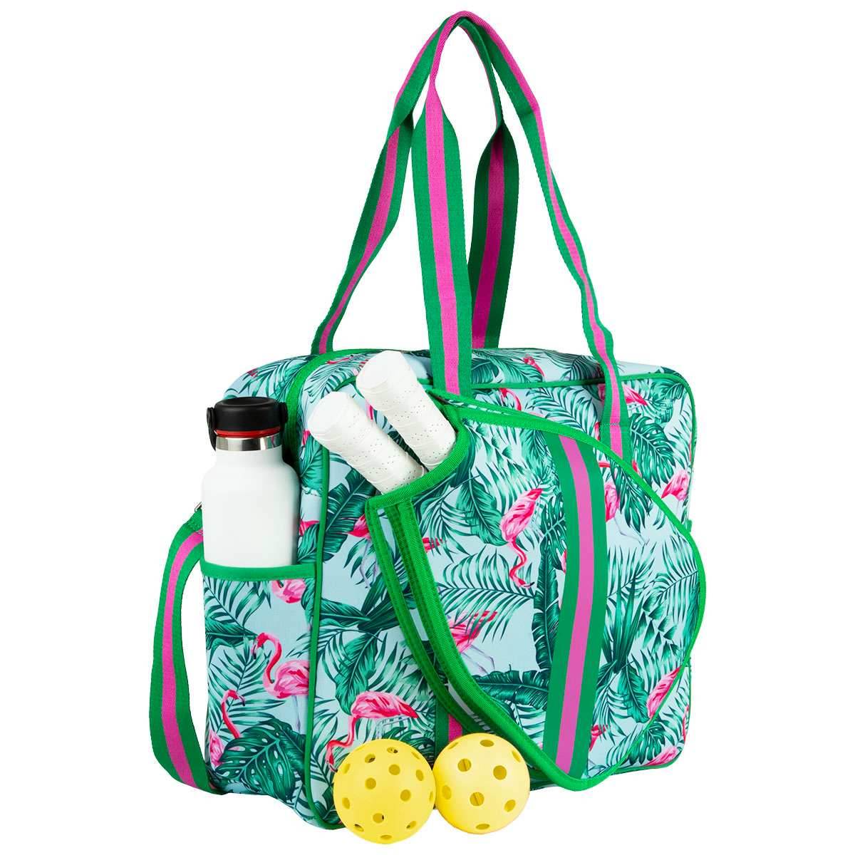 Brooklyn Pickleball Bag - Greenwich Green stripe