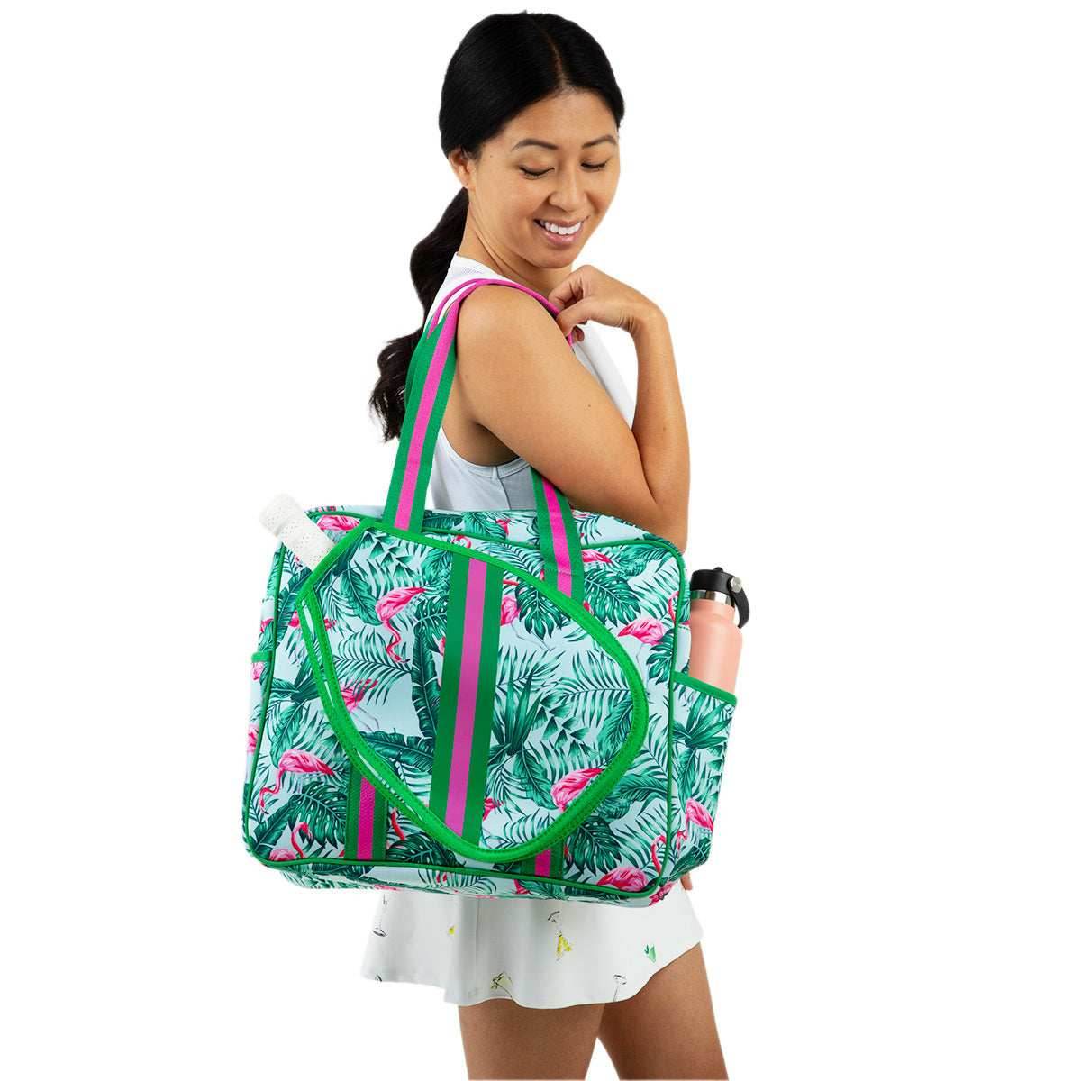Brooklyn Pickleball Bag - Greenwich Green stripe