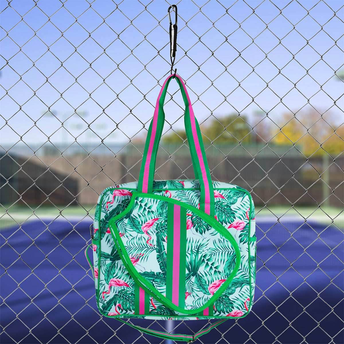 Brooklyn Pickleball Bag - Greenwich Green stripe