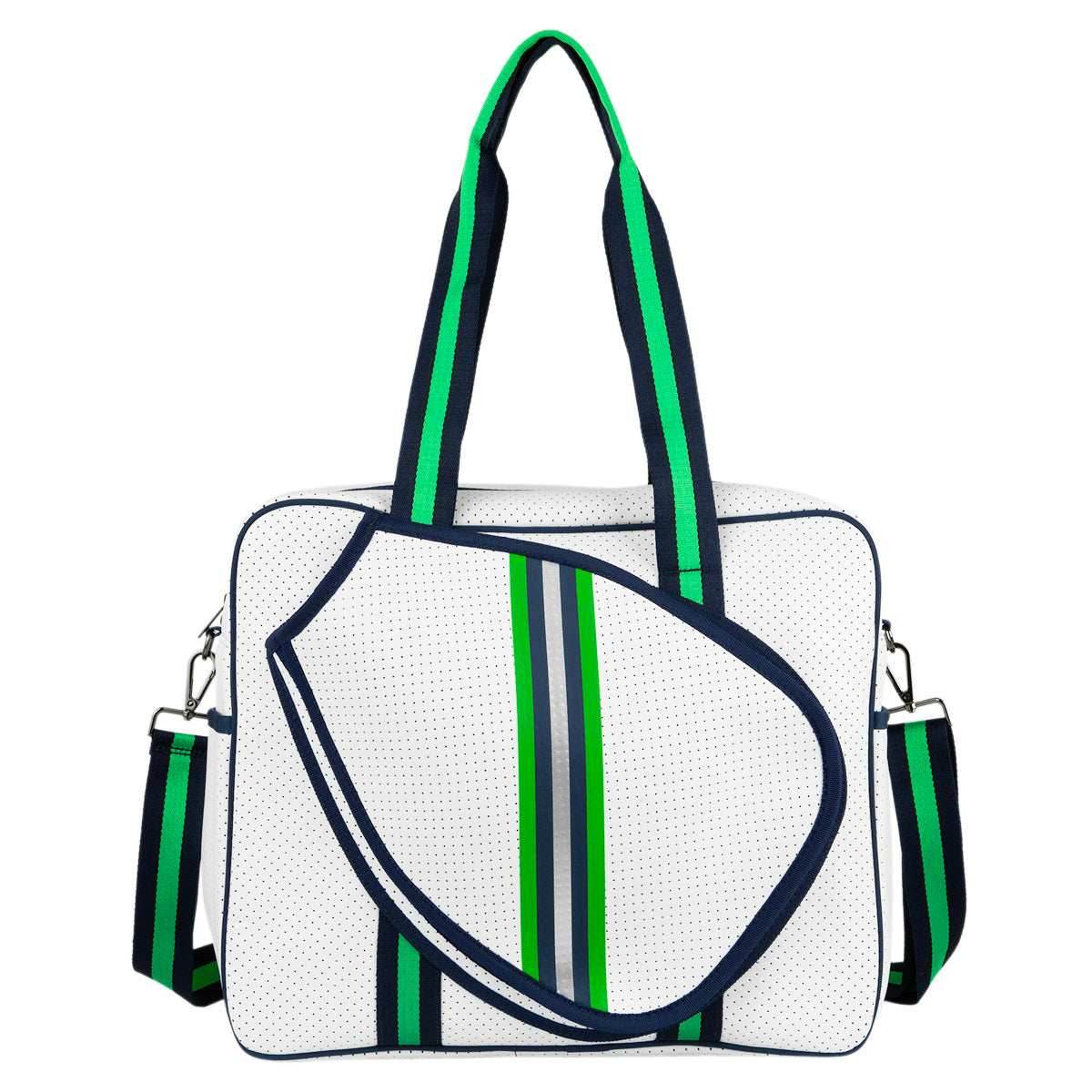 Brooklyn Pickleball Bag - Greenwich Green stripe
