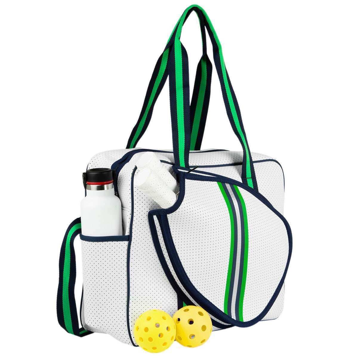 Brooklyn Pickleball Bag - Greenwich Green stripe