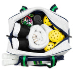 Brooklyn Pickleball Bag - Greenwich Green stripe