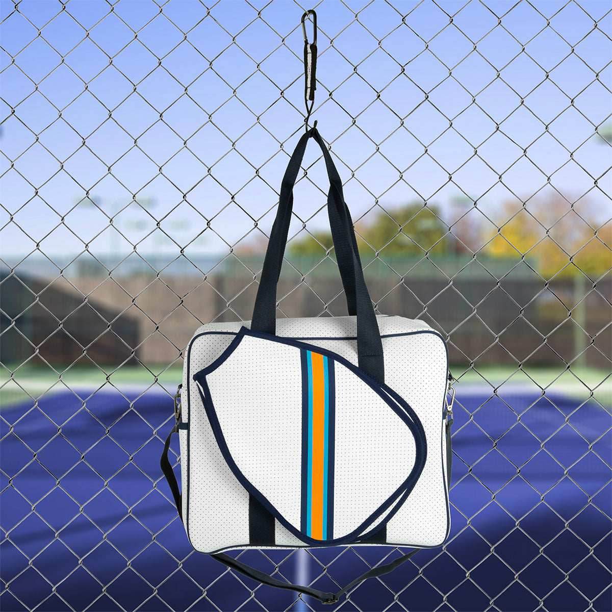 Brooklyn Pickleball Bag - Greenwich Green stripe