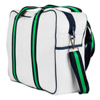 Hampton Tennis Bag - Greenwich Green Stripe