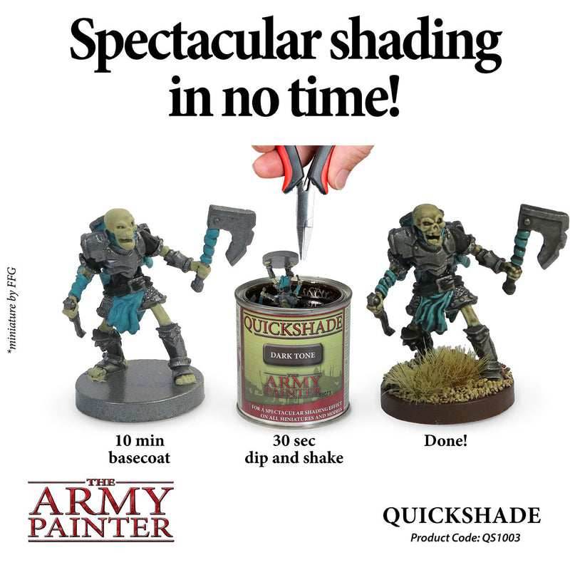 Army Painter Quickshade Dip: Dark Tone - 