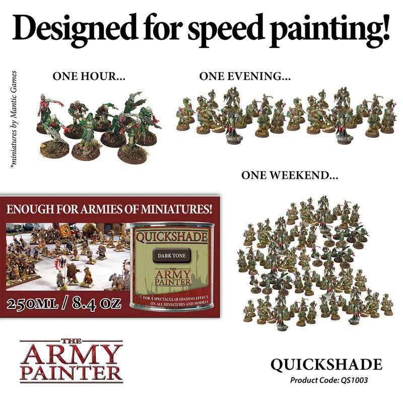 Army Painter Quickshade Dip: Dark Tone - 