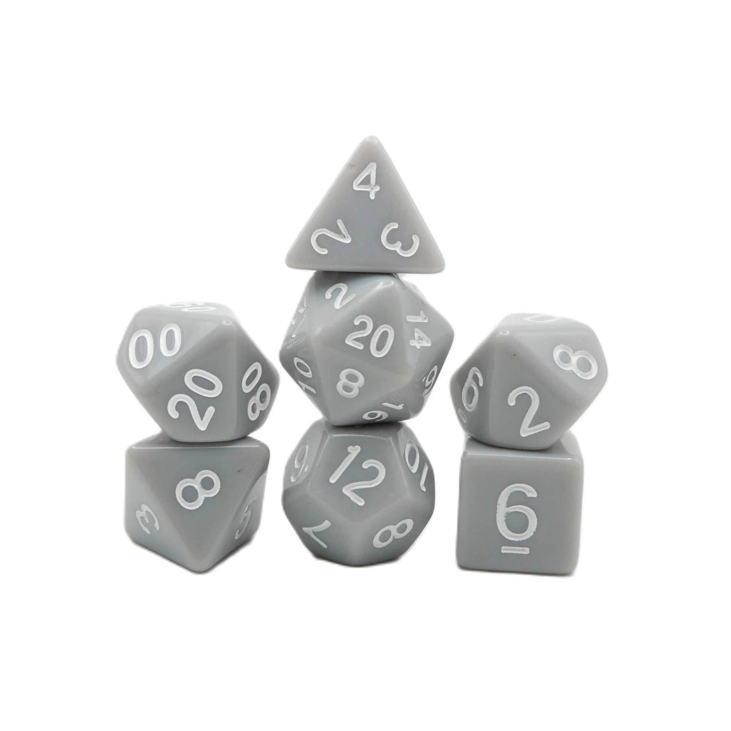 Quietus - 7 Piece DnD Dice Set | Acrylic RPG Gaming Dice - 