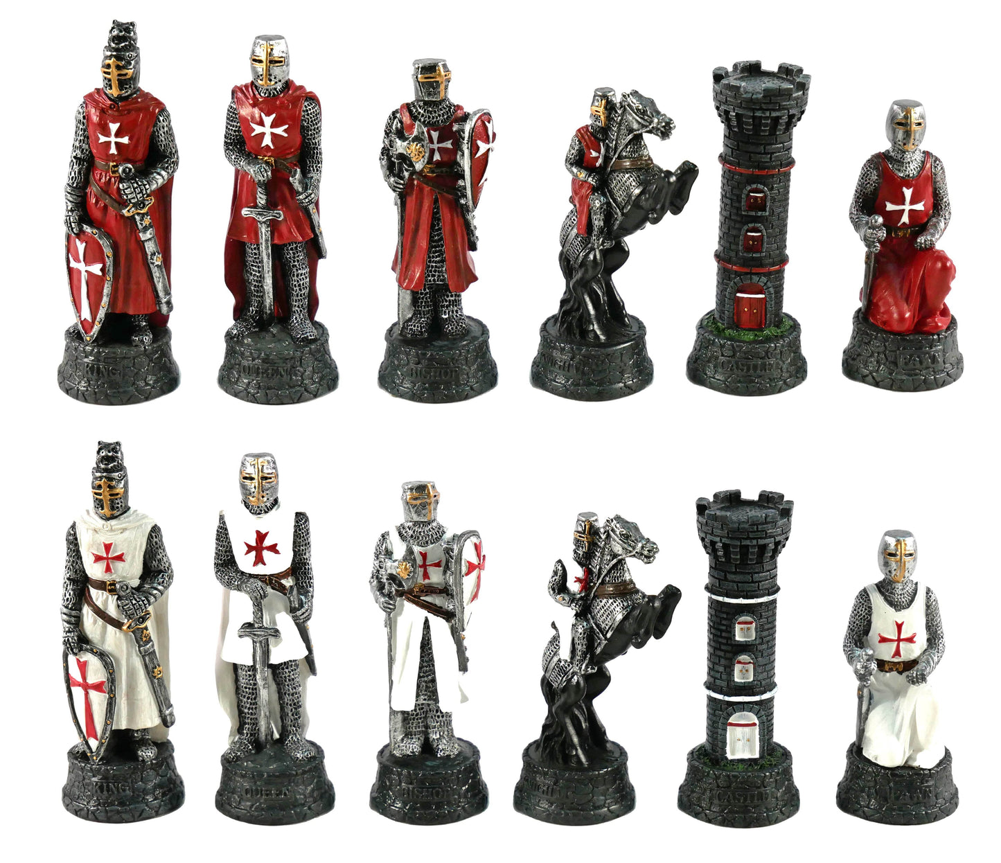Chess Pieces - Resin - Crusade IV - 