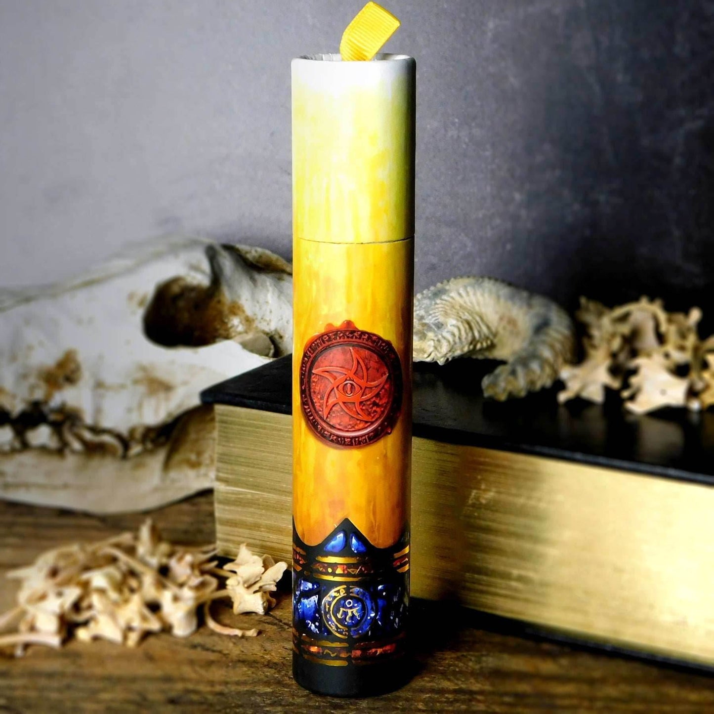 Ritual Candle Dice Tube: The Astral Elder Sign - 