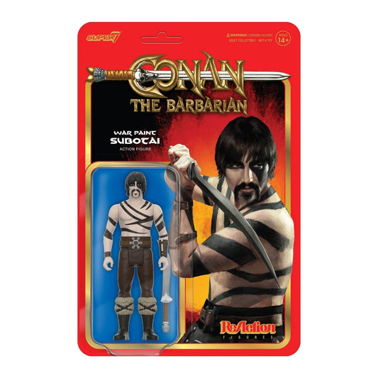 Super7 x CONAN THE BARBARIAN - SUBOTAI (WAR PAINT) ReAction Figure - 