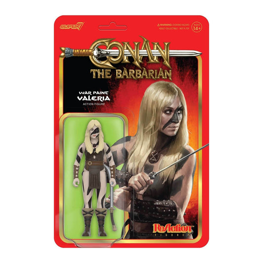 Super7 x CONAN THE BARBARIAN - VALERIA (WAR PAINT) ReAction Figure - 